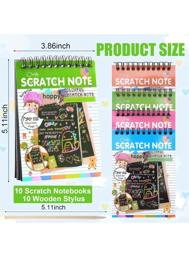 Mitoy Party Favors For Kids Scratch Book -12Pcs Return Gifts For Birthday Party, Party Favours Bulk Gifts, Mini Birthday Giveaways Small Gifts Party Favors Goodie Bag Pinata - Image 3